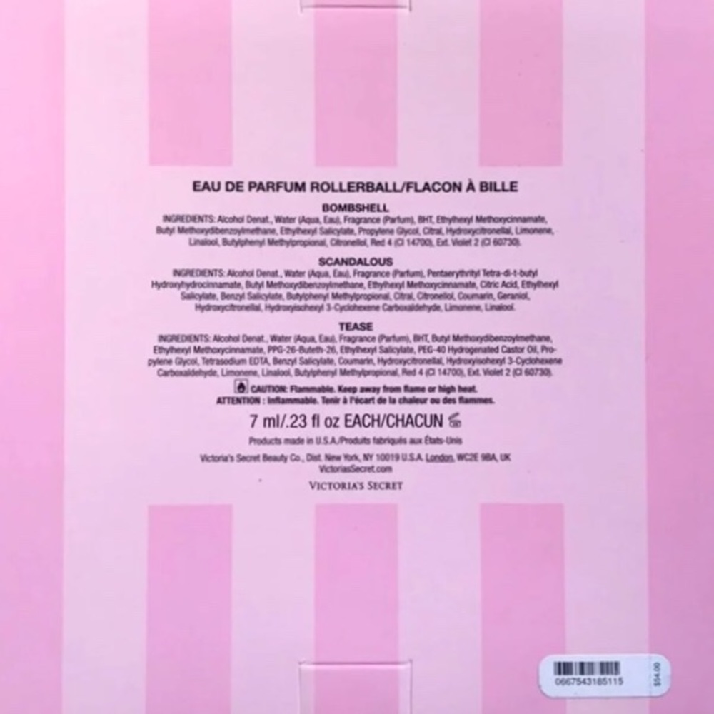 VS Bombshell Tease Scandalous Rollerball Set of 3 Rollerballs Victoria’s Secret - Picture 6 of 8